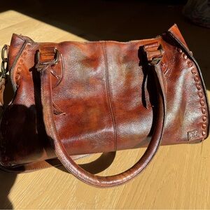 BED STU Brown Leather Handbag rockababy